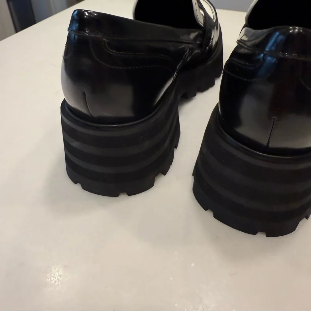 Marc Fisher Black and White Loafers - Picture 4 of 8